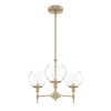 Xidane Three Light Chandelier in Alturas Gold