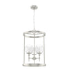 Xidane Three Light Foyer Pendant in Brushed Nickel