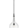 Ziggy LED Pendant in Black