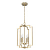 Zoanne Four Light Pendant in Alturas Gold