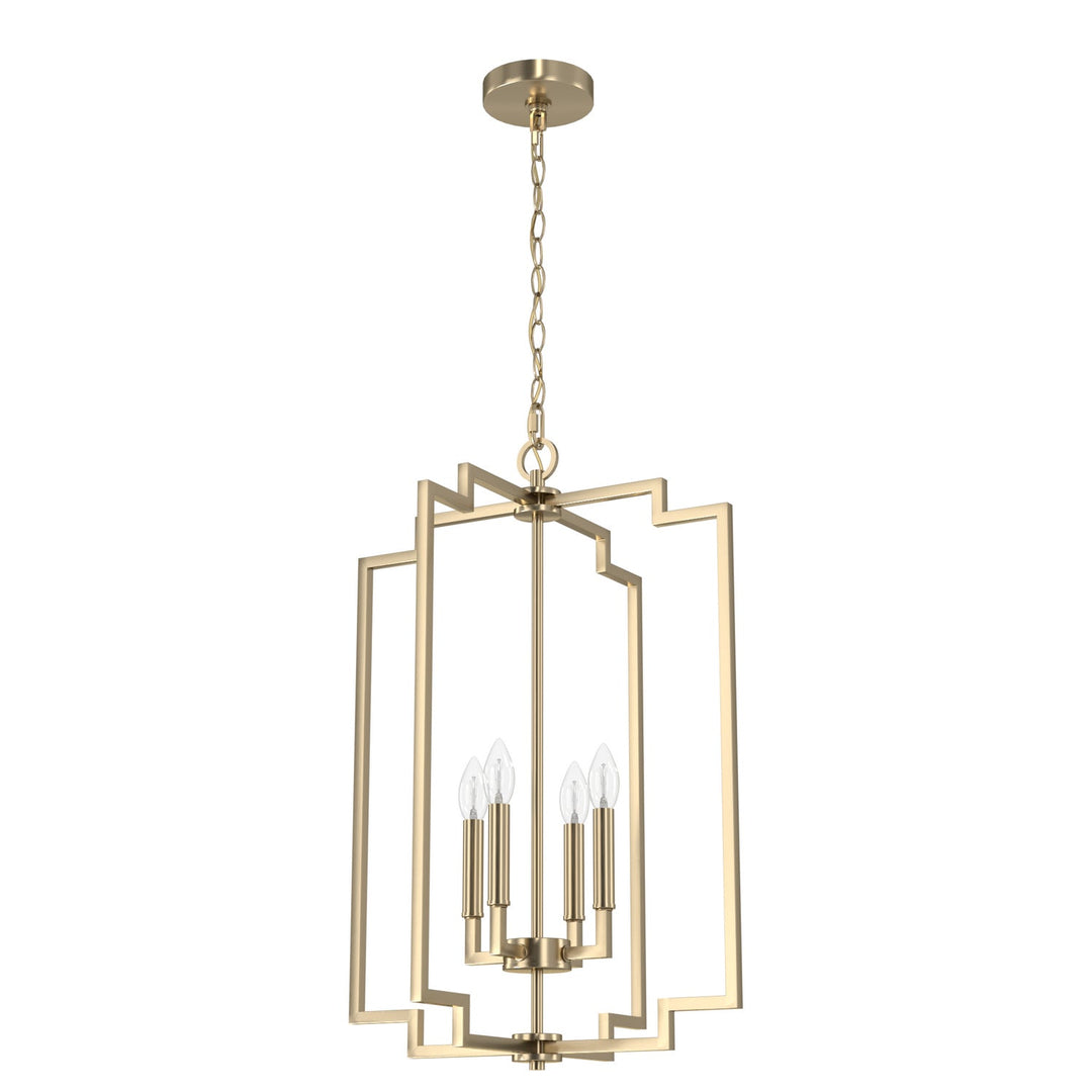 Zoanne Four Light Pendant in Alturas Gold-Discontinued