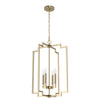 Zoanne Four Light Pendant in Alturas Gold-Discontinued
