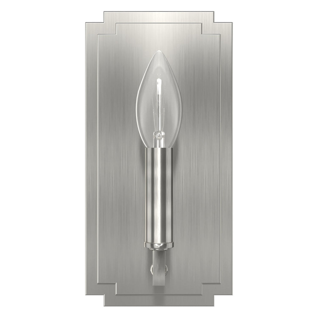 Zoanne One Light Wall Sconce in Brushed Nickel